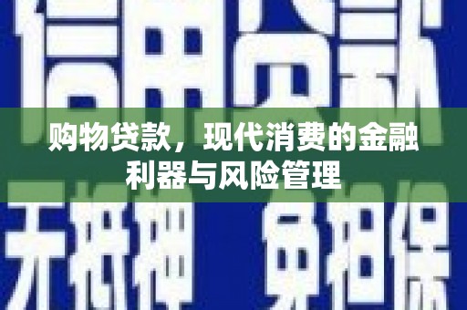 温州购物贷款，现代消费的金融利器与风险管理