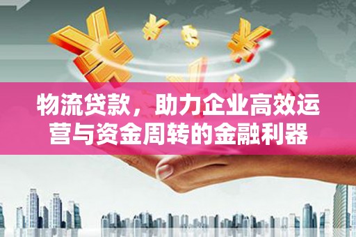 温州物流贷款，助力企业高效运营与资金周转的金融利器