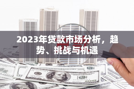 温州2023年贷款市场分析，趋势、挑战与机遇