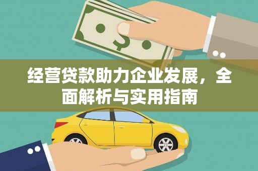 温州经营贷款助力企业发展，全面解析与实用指南