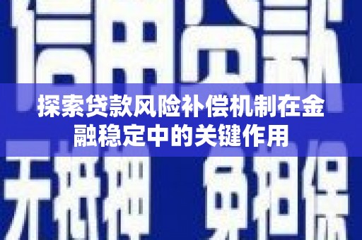 温州探索贷款风险补偿机制在金融稳定中的关键作用