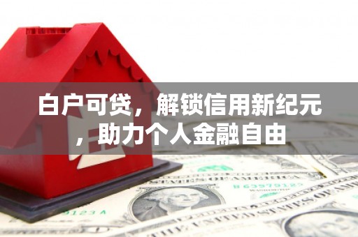 温州白户可贷，解锁信用新纪元，助力个人金融自由