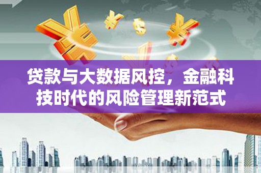 温州贷款与大数据风控，金融科技时代的风险管理新范式