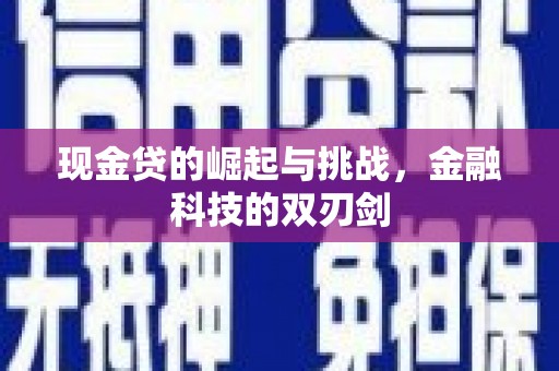 温州现金贷的崛起与挑战，金融科技的双刃剑