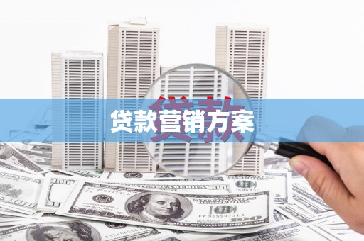 温州贷款营销方案
