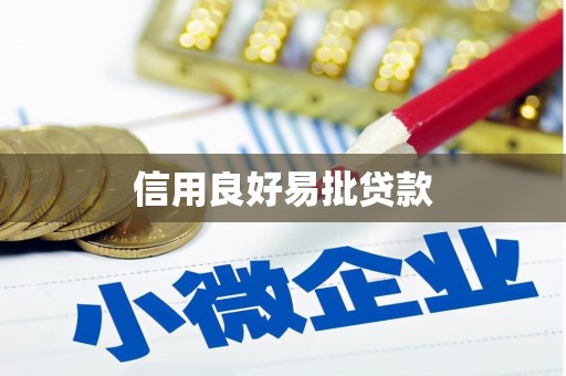 温州信用良好易批贷款