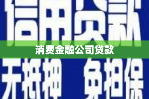 温州消费金融公司贷款