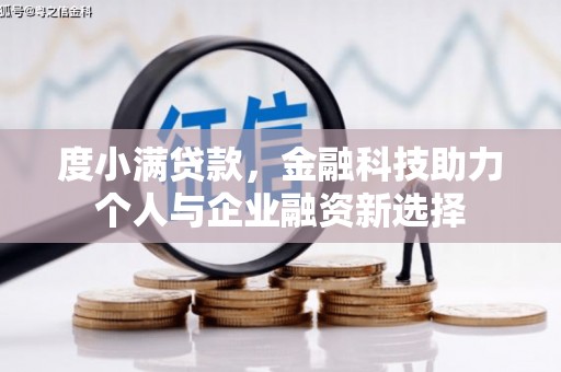 温州度小满贷款，金融科技助力个人与企业融资新选择