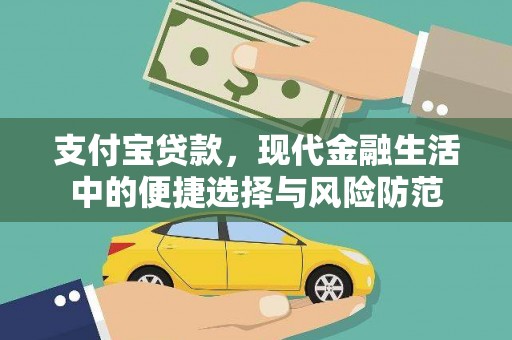 温州支付宝贷款，现代金融生活中的便捷选择与风险防范