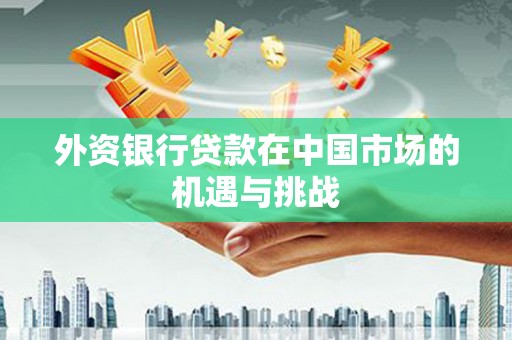 温州外资银行贷款在中国市场的机遇与挑战