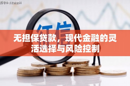 温州无担保贷款，现代金融的灵活选择与风险控制