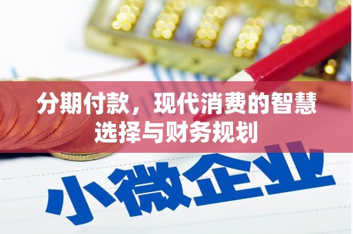温州分期付款，现代消费的智慧选择与财务规划