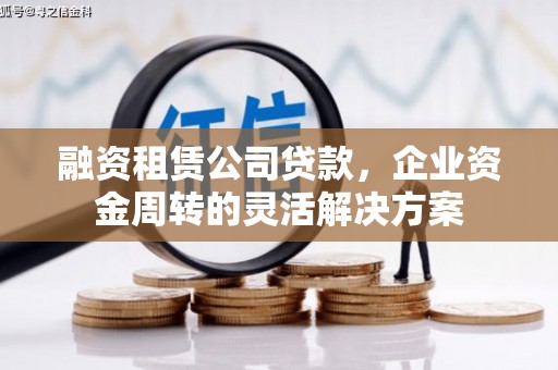 温州融资租赁公司贷款，企业资金周转的灵活解决方案
