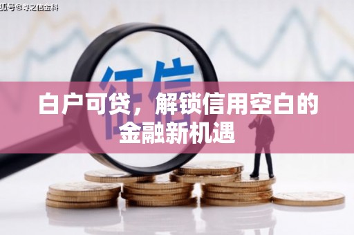 温州白户可贷，解锁信用空白的金融新机遇