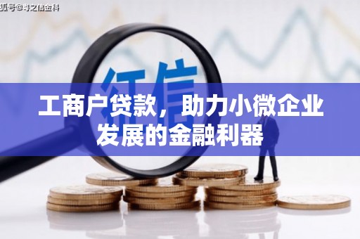 温州工商户贷款，助力小微企业发展的金融利器