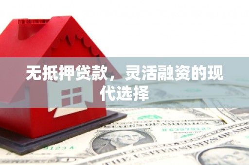 温州无抵押贷款，灵活融资的现代选择