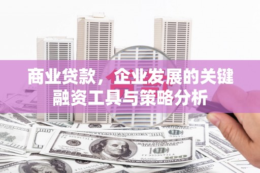 温州商业贷款，企业发展的关键融资工具与策略分析