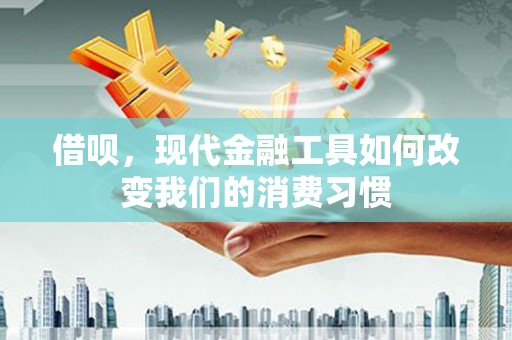 温州借呗，现代金融工具如何改变我们的消费习惯