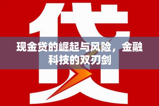 温州现金贷的崛起与风险，金融科技的双刃剑