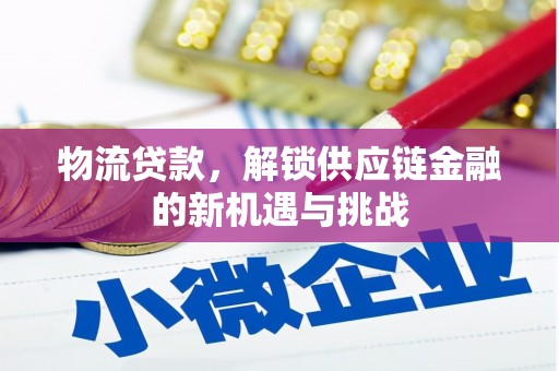 温州物流贷款，解锁供应链金融的新机遇与挑战