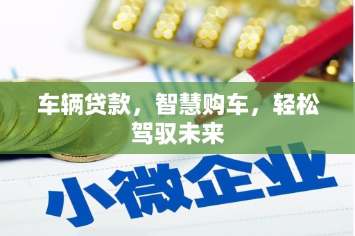 温州车辆贷款，智慧购车，轻松驾驭未来