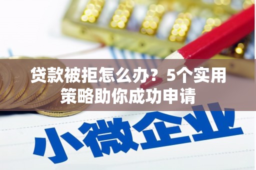 温州贷款被拒怎么办？5个实用策略助你成功申请