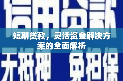 温州短期贷款，灵活资金解决方案的全面解析