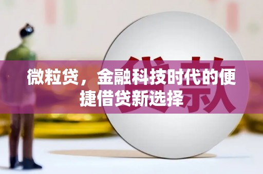 温州微粒贷，金融科技时代的便捷借贷新选择