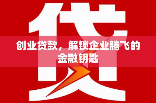 温州创业贷款，解锁企业腾飞的金融钥匙